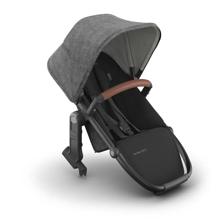 UPPAbaby RumbleSeat V3, Sibling/Twin Seat for Vista V3 Stroller, Multi Seat Configurations, Forward and Rear Facing, Up to 18 kgs - Greyson/Charcoal