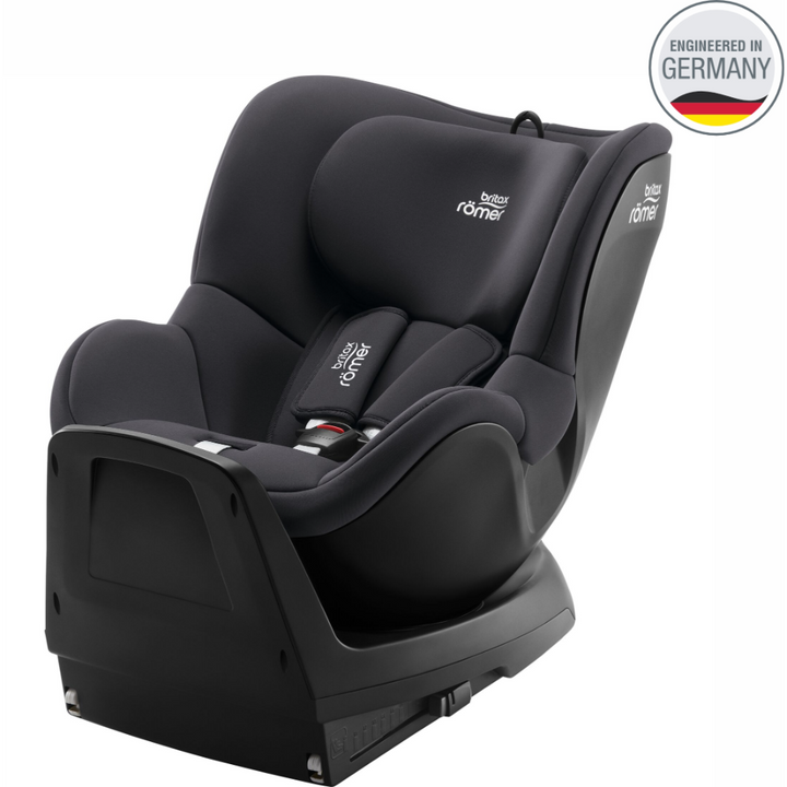 Britax Dualfix Plus Car Seat, Birth to 4 years - Midnight Grey