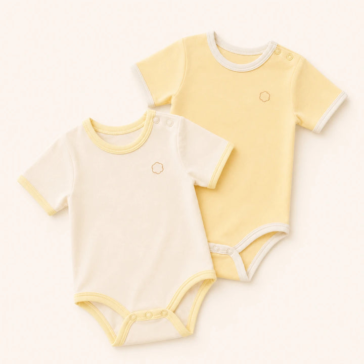Faura Unisex Banana Cotton Just Born Gift Set - Butter Yellow
