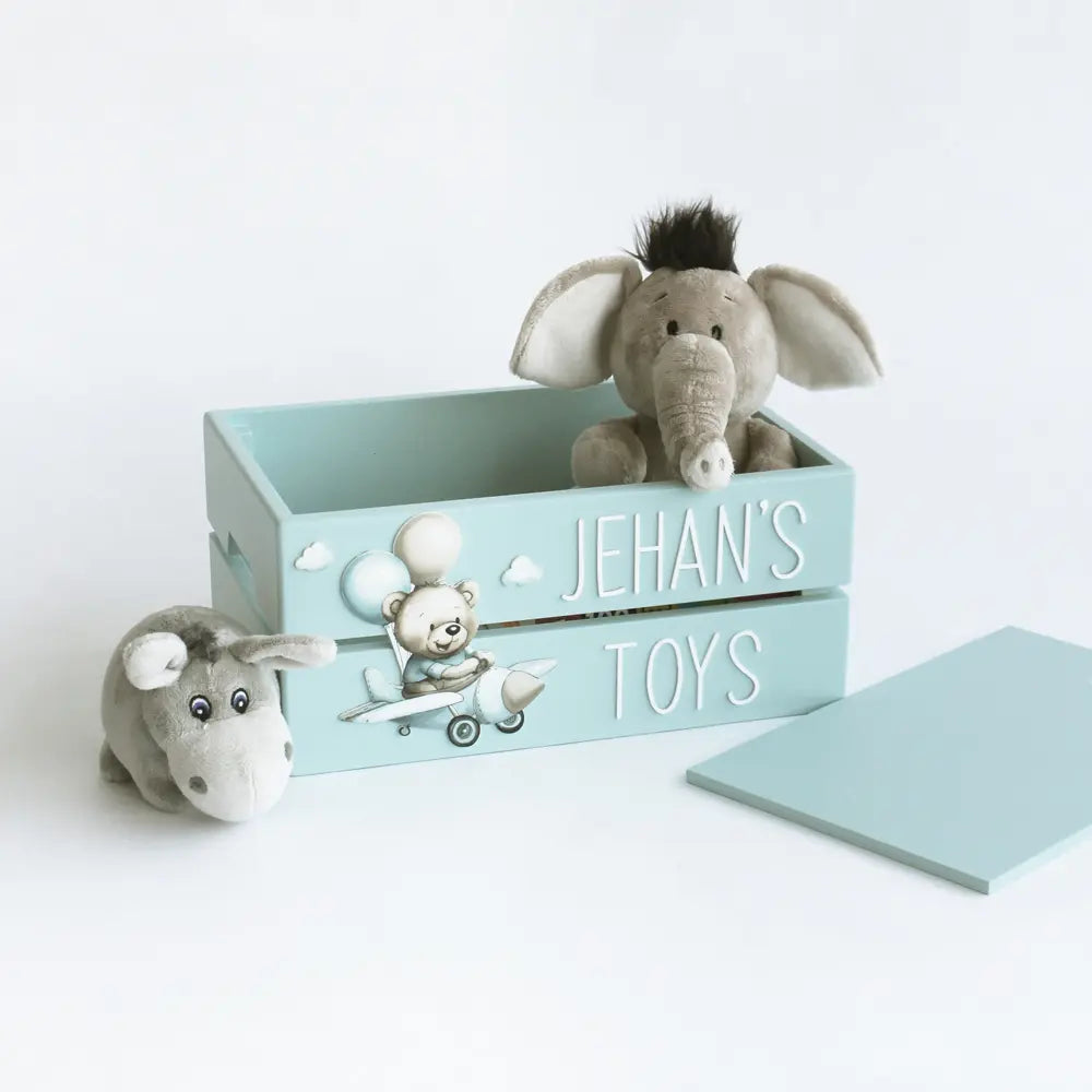 The Tiny Trove My Toy Box (Teddy) - Blue