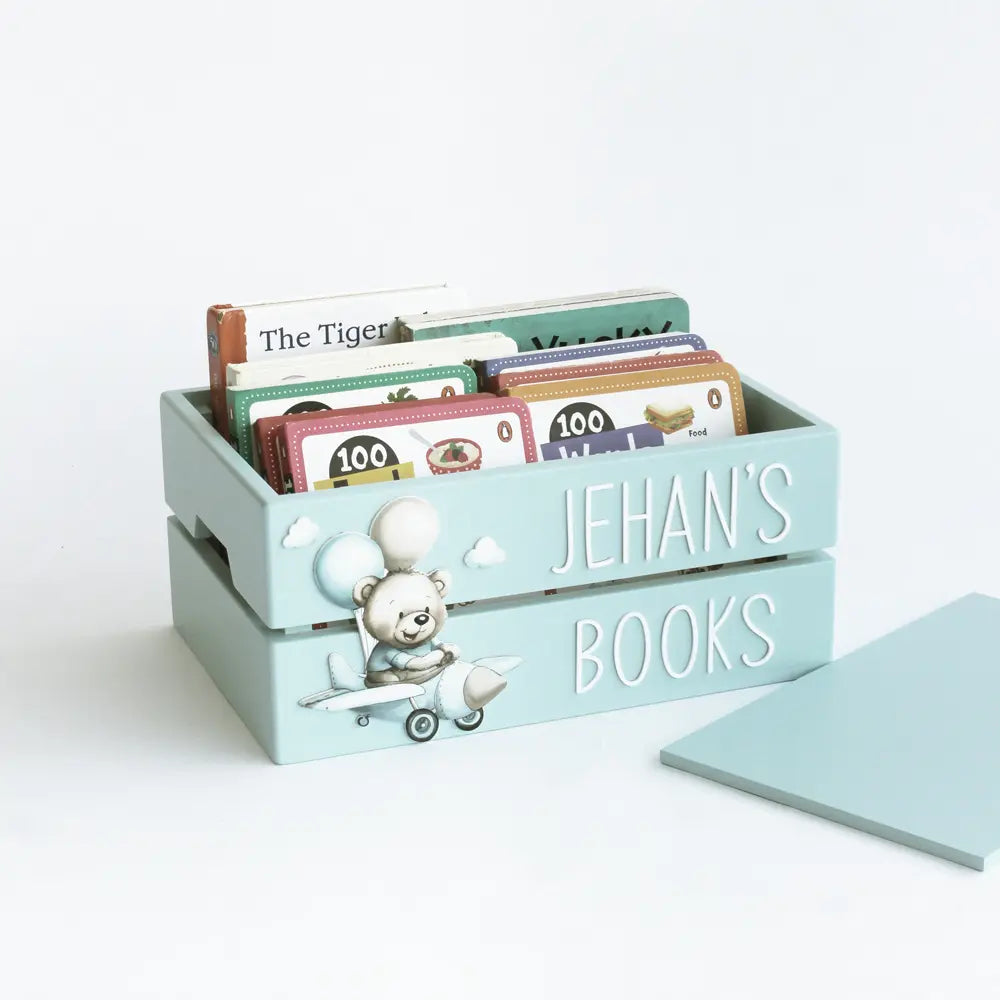 The Tiny Trove My Book Box (Teddy) - Blue