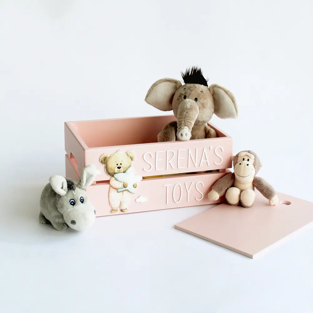 The Tiny Trove My Toy Box (Teddy) - Pink