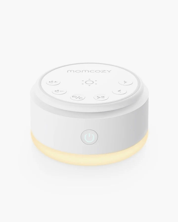 Momcozy Bedtime Portable White Baby Sound Machine (Warm Light)