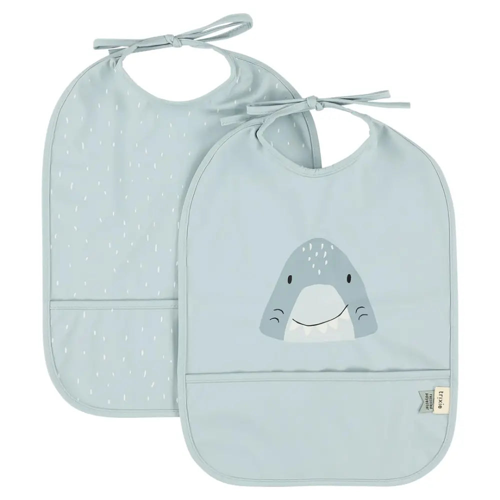 Trixie Waterproof Bib 2-pack - Mr. Shark