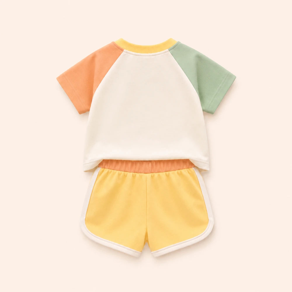 Faura Unisex Banana Cotton Playday Co-ord - Cream