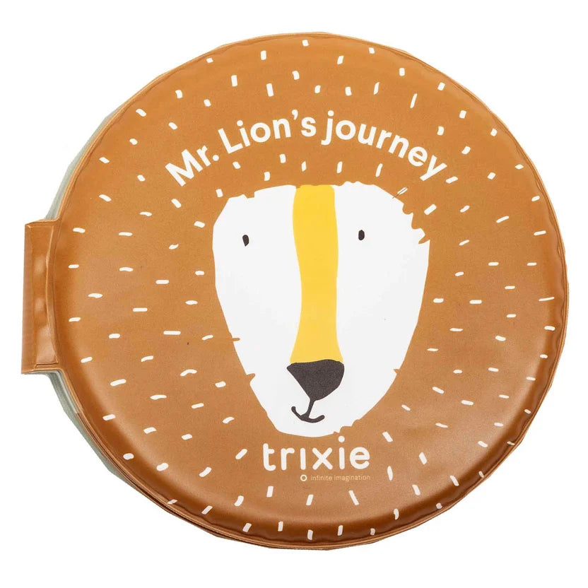 Trixie Bath Book for Babies | Waterproof Sensory Bath Toy with Colourful Illustrations &amp; Storytelling Fun for Early Learning | 6 Months Onwards | Mr. Lion