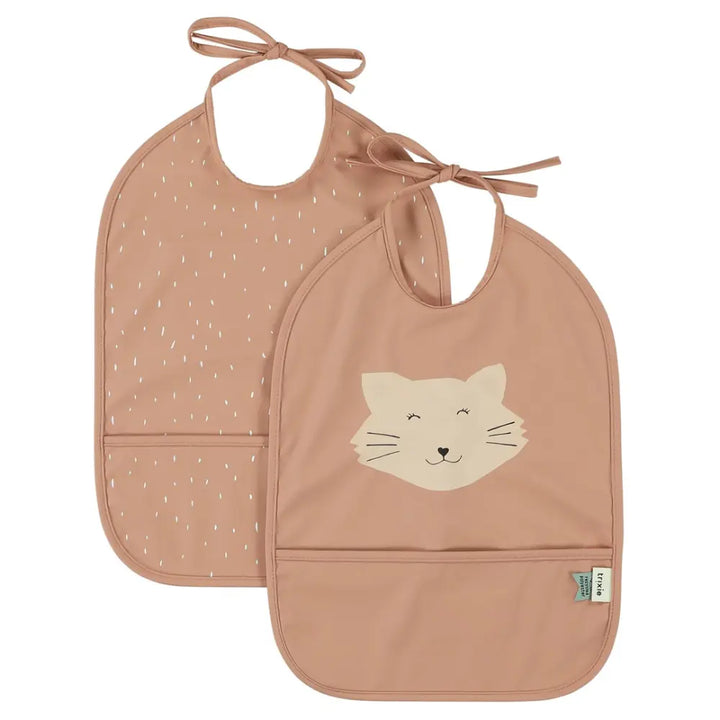 Trixie Waterproof Bib 2-pack - Mrs. Cat