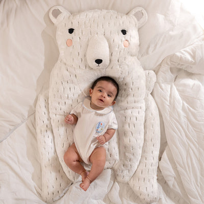 The Baby Trunk Polar Bear Baby Pillow Nap Mat