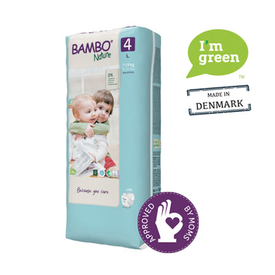 Bambo Nature Skin Friendly Tape Diapers - Large (7-14 kgs)
