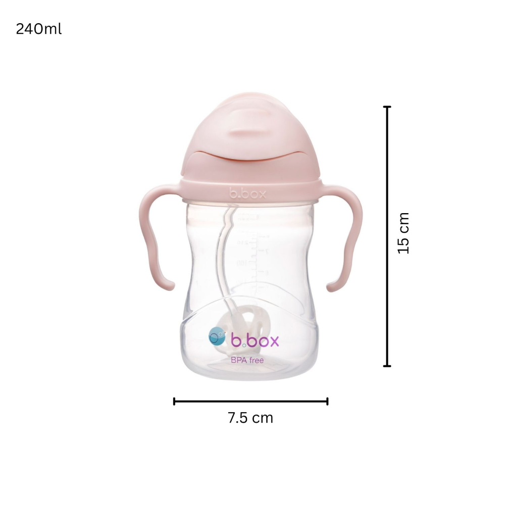 B.box Weighted Straw Sippy Cup 240ml