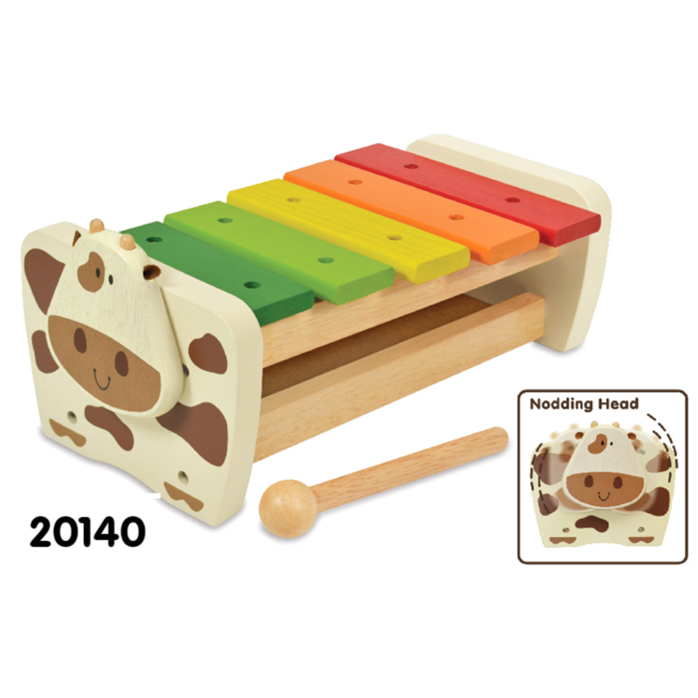 I'M Toy Cow Xylophone Bench