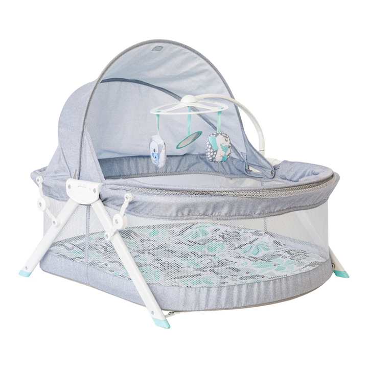 Infantino Sweet Dreams Fold &amp; Go Bassinet - Grey