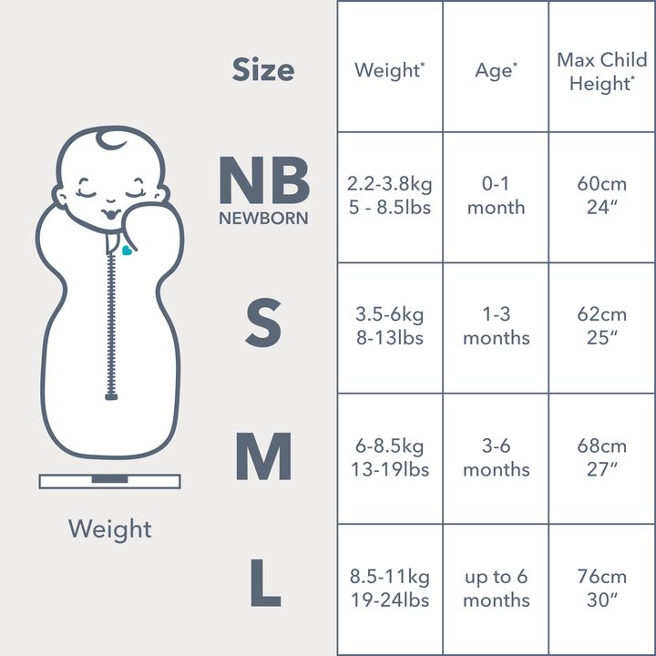 Love to Dream Swaddle Up™ - 0.2T - Stretch Cotton - White Space