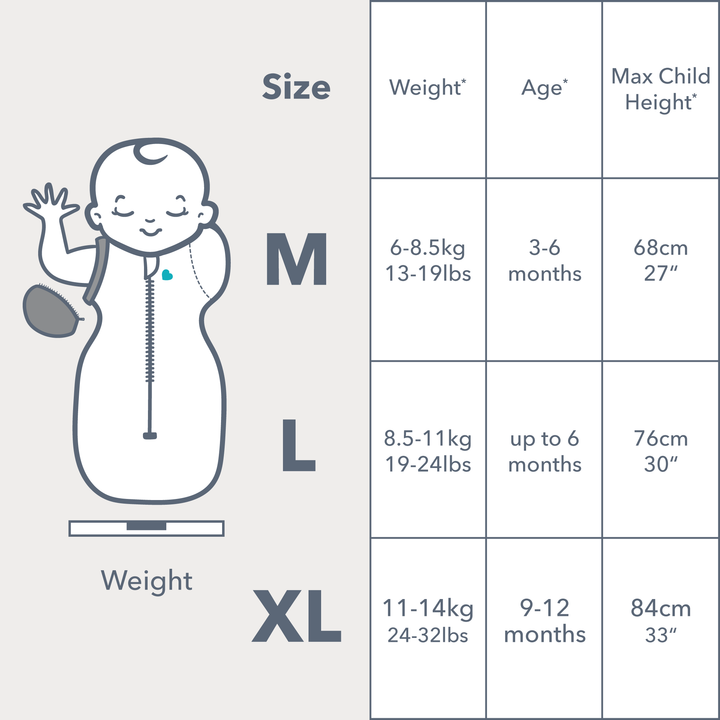 Love to Dream Swaddle Up™ Transition Bag - 0.2T - Stretch Cotton - White Space