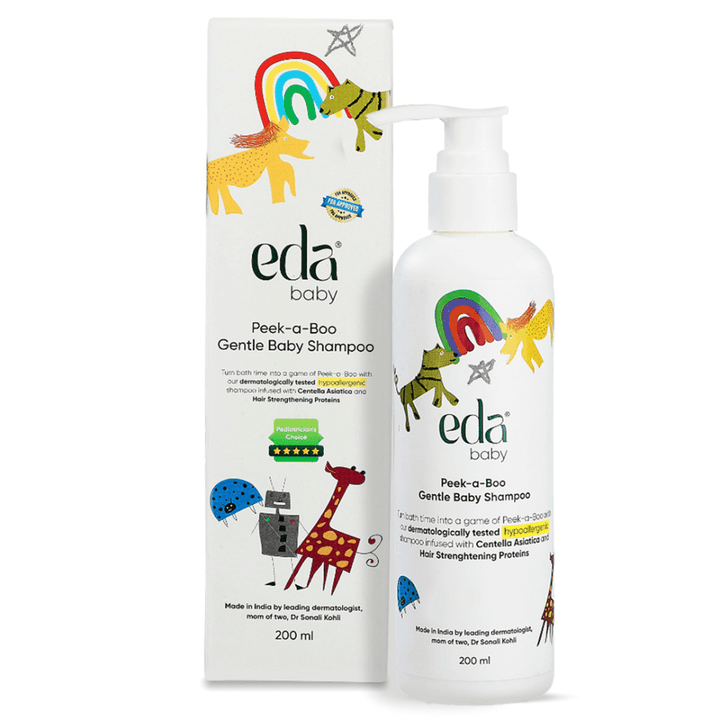 Eda Baby &amp; Child Peek-a-Boo Gentle Baby Shampoo | Mild &amp; Tear-Free Formula for Soft and Healthy Hair