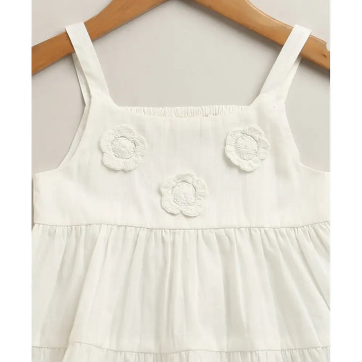 Sweetlime By As Snowdrop Sweetheart Organic Cotton Dress – White