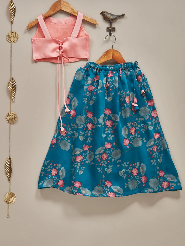 Liz Jacob Girls | Pure Mulberry-Silk Ethnicwear | Kamal
