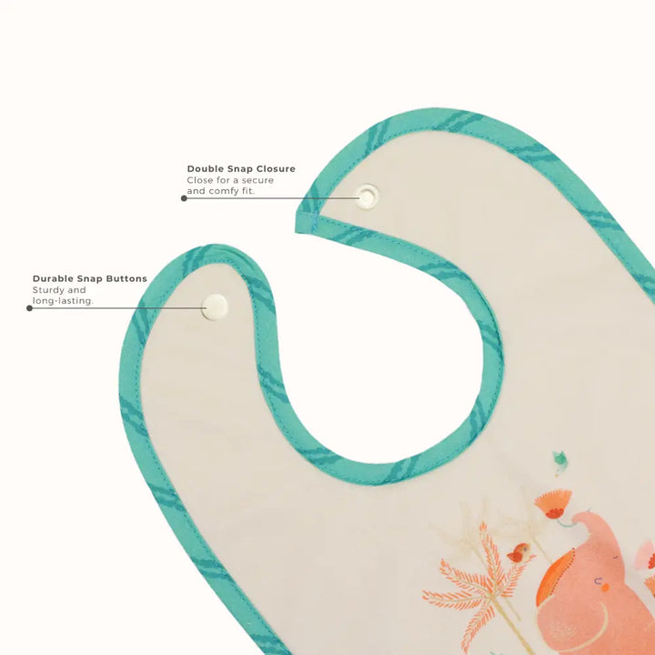 Abracadabra Cotton Jersey Toddler Bib Set (Pack of 2) - Hipo &amp; Me - 6-36 Months