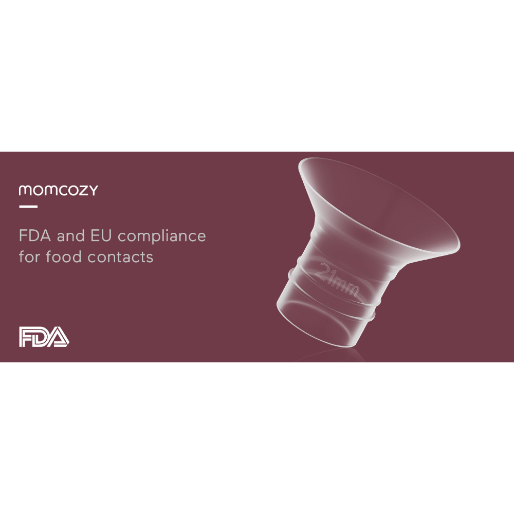 Momcozy Breastfeeding Access Flange Insert for S9 Pro/S12 Pro - Transparent