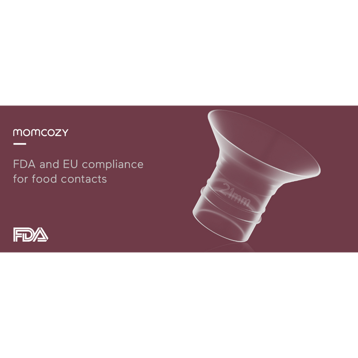 Momcozy Breastfeeding Access Flange Insert for S9 Pro/S12 Pro - Transparent