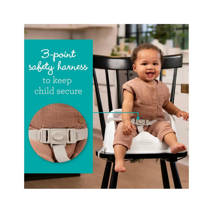 Infantino Simply Modern Booster - White