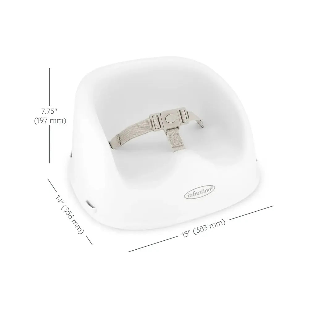 Infantino Simply Modern Booster - White