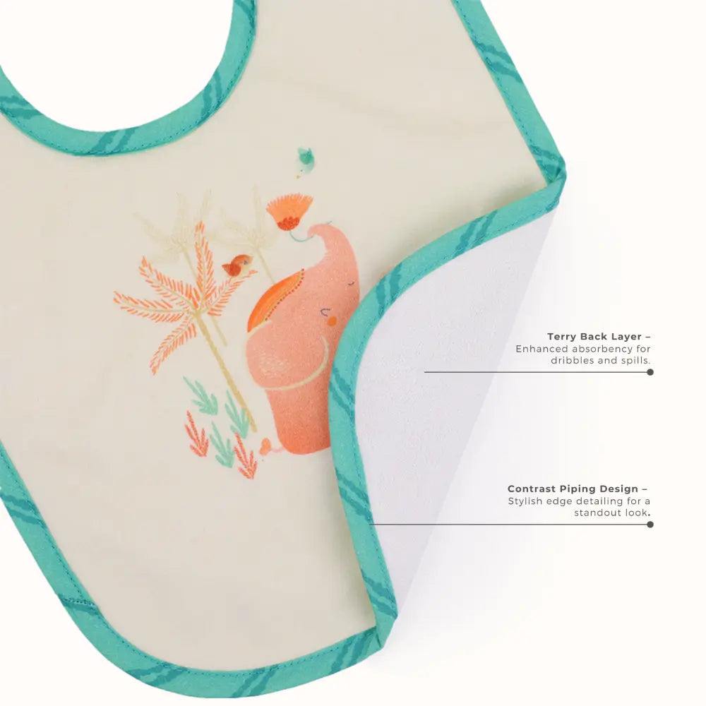 Abracadabra Cotton Jersey Toddler Bib Set (Pack of 2) - Hipo &amp; Me - 6-36 Months