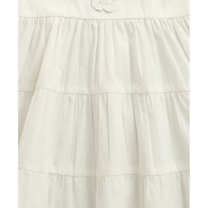 Sweetlime By As Snowdrop Sweetheart Organic Cotton Dress – White