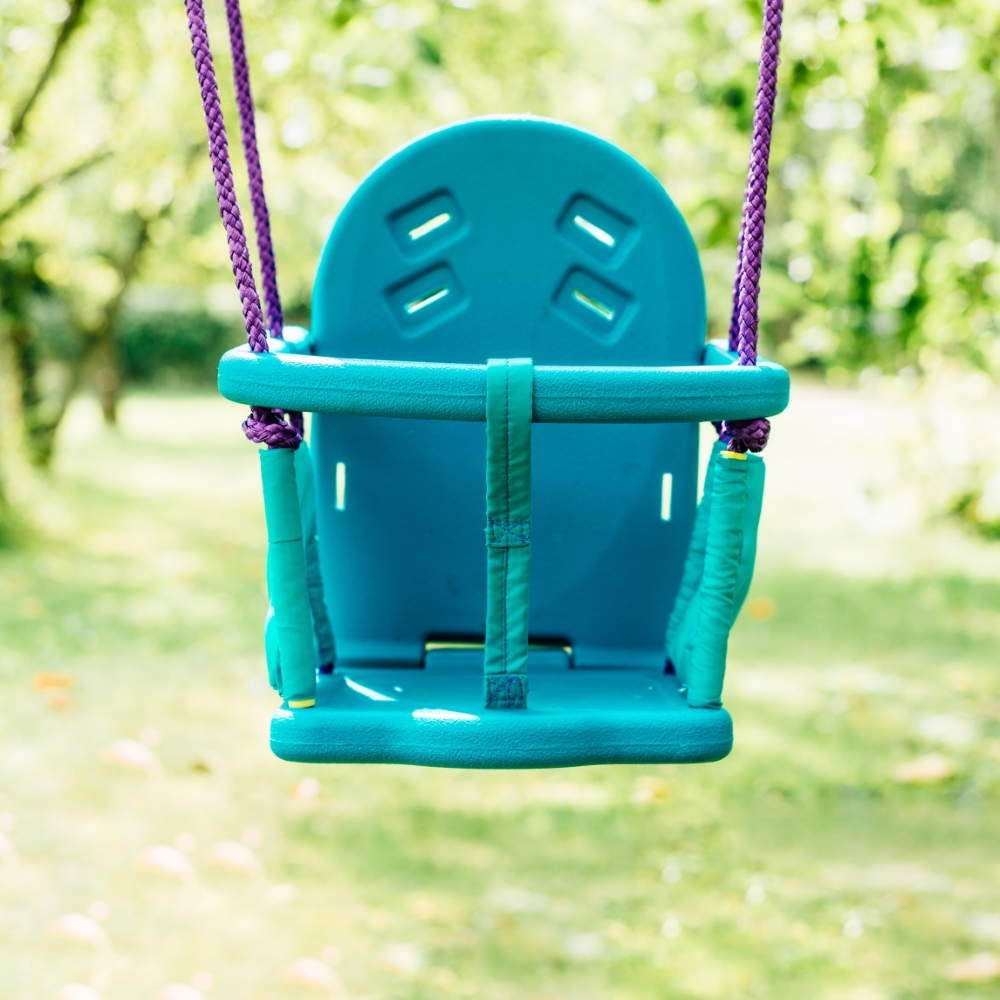 Plum® Metal 2-in-1 Swing Set