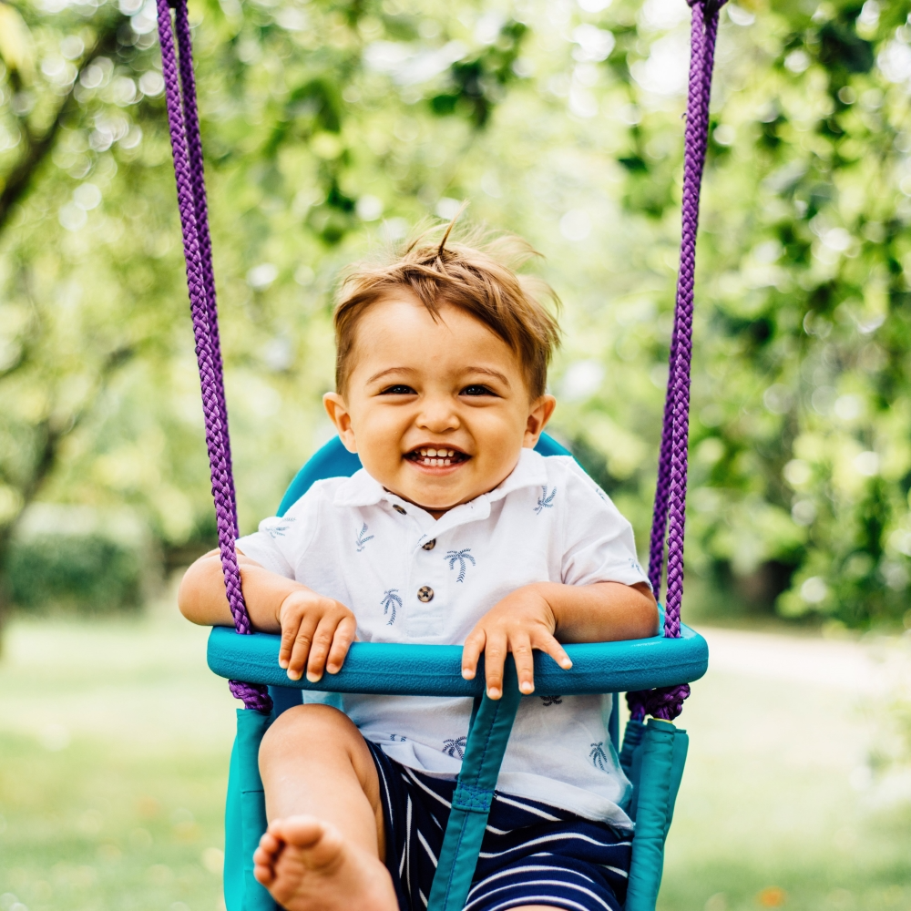 Plum® Metal 2-in-1 Swing Set