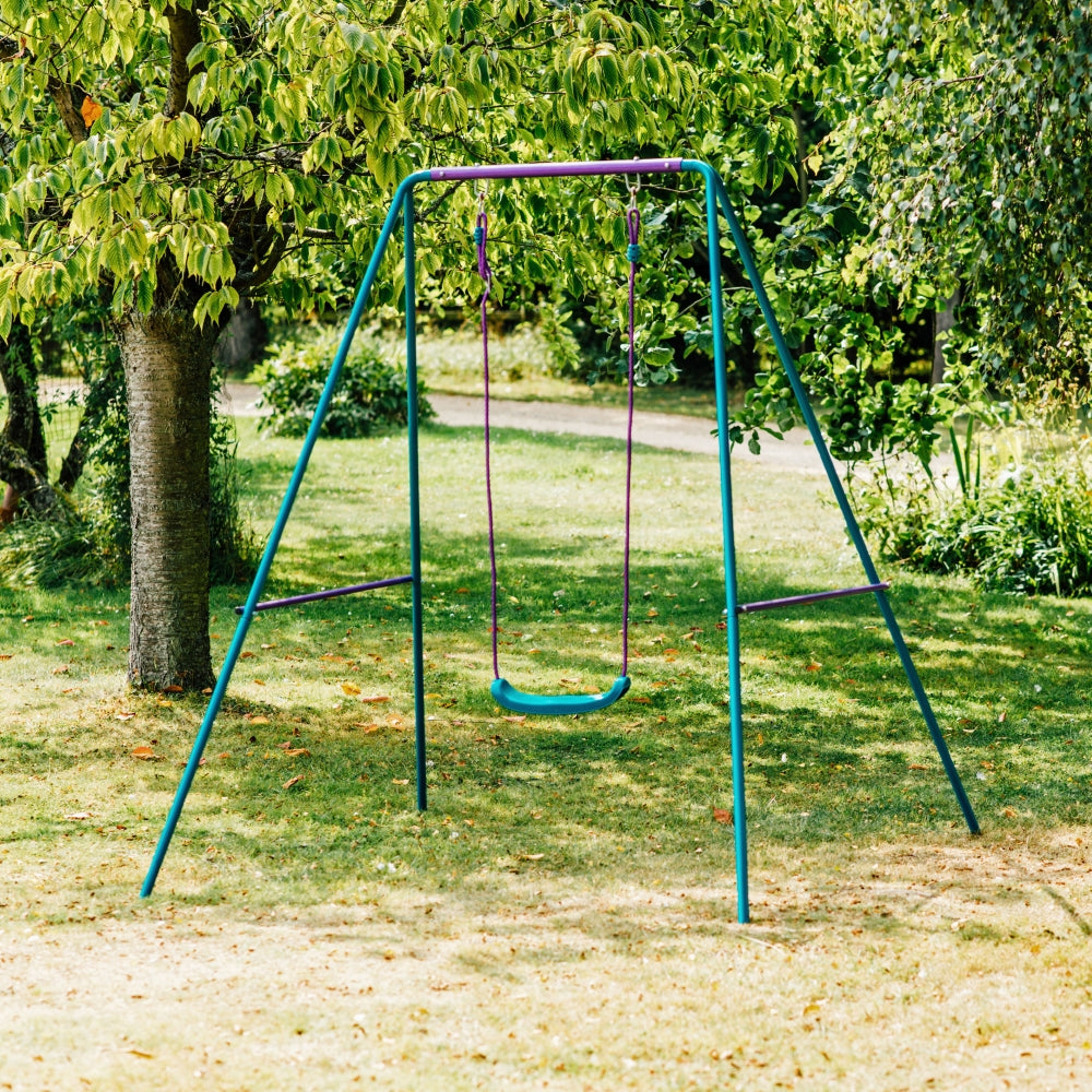 Plum® Metal Single Swing Set