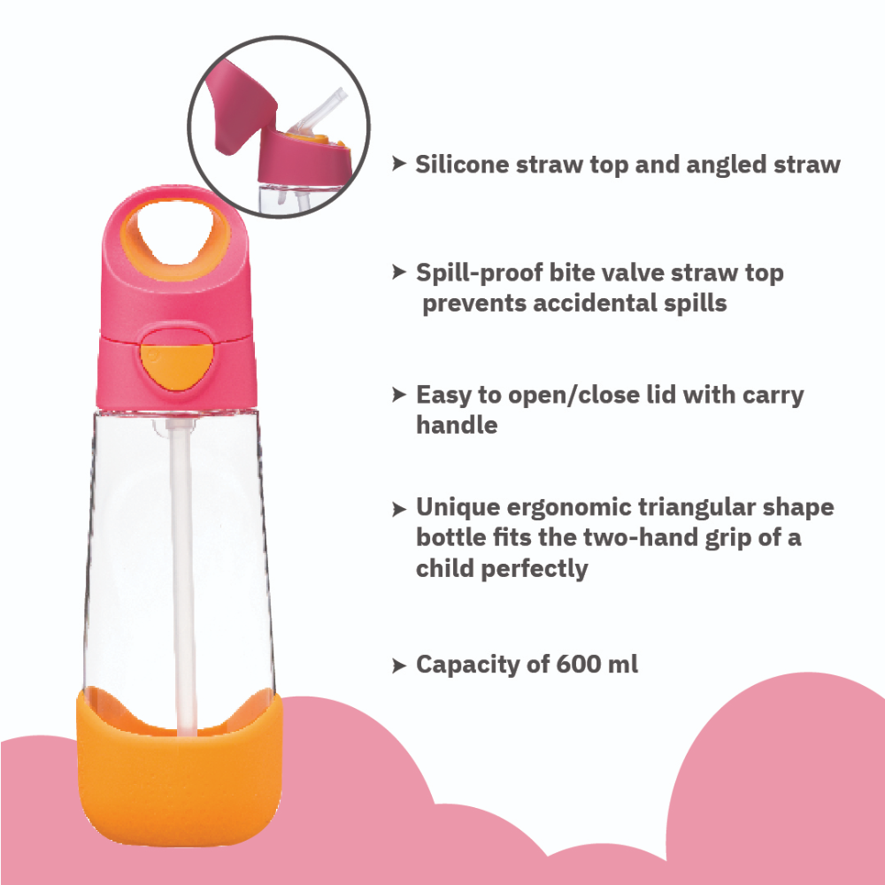 B.Box Tritan Straw Drink Bottle - 600ml