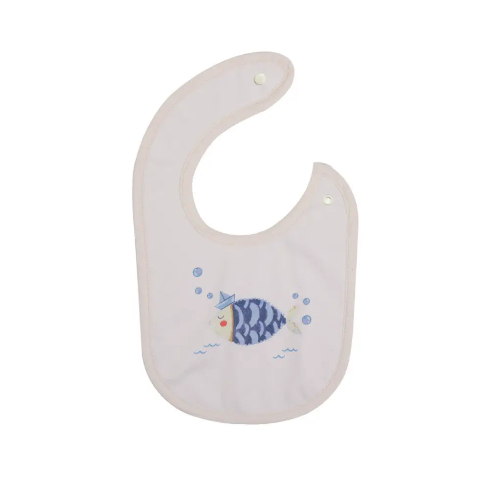 Abracadabra Cotton Jersey Newborn Bib Set (Pack of 3) - Hello Sea - 0-12 Months