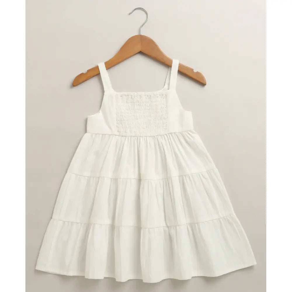 Sweetlime By As Snowdrop Sweetheart Organic Cotton Dress – White