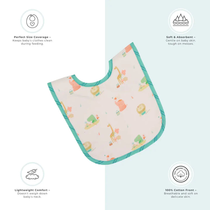 Abracadabra Cotton Jersey Toddler Bib Set (Pack of 2) - Hipo &amp; Me - 6-36 Months