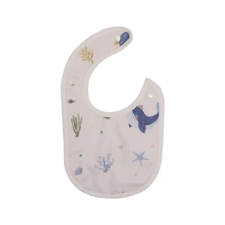 Abracadabra Cotton Jersey Newborn Bib Set (Pack of 3) - Hello Sea - 0-12 Months
