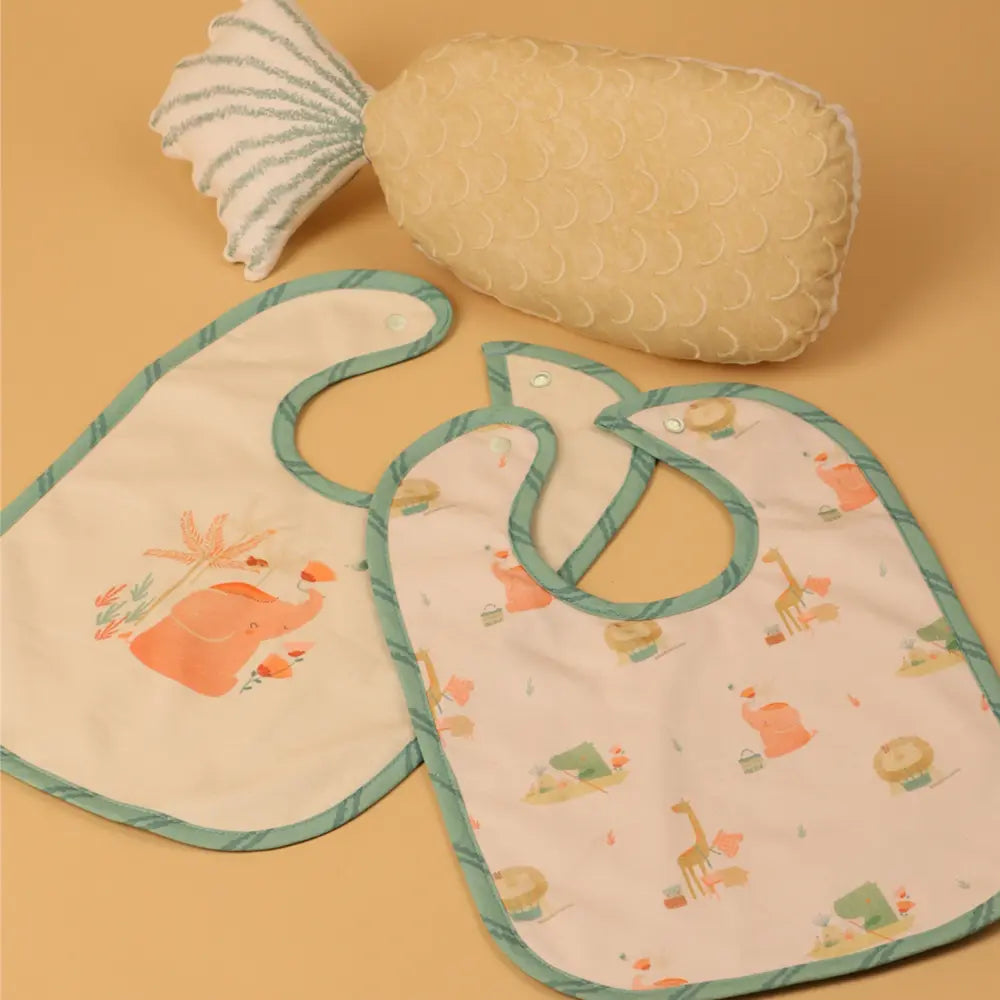 Abracadabra Cotton Jersey Toddler Bib Set (Pack of 2) - Hipo &amp; Me - 6-36 Months