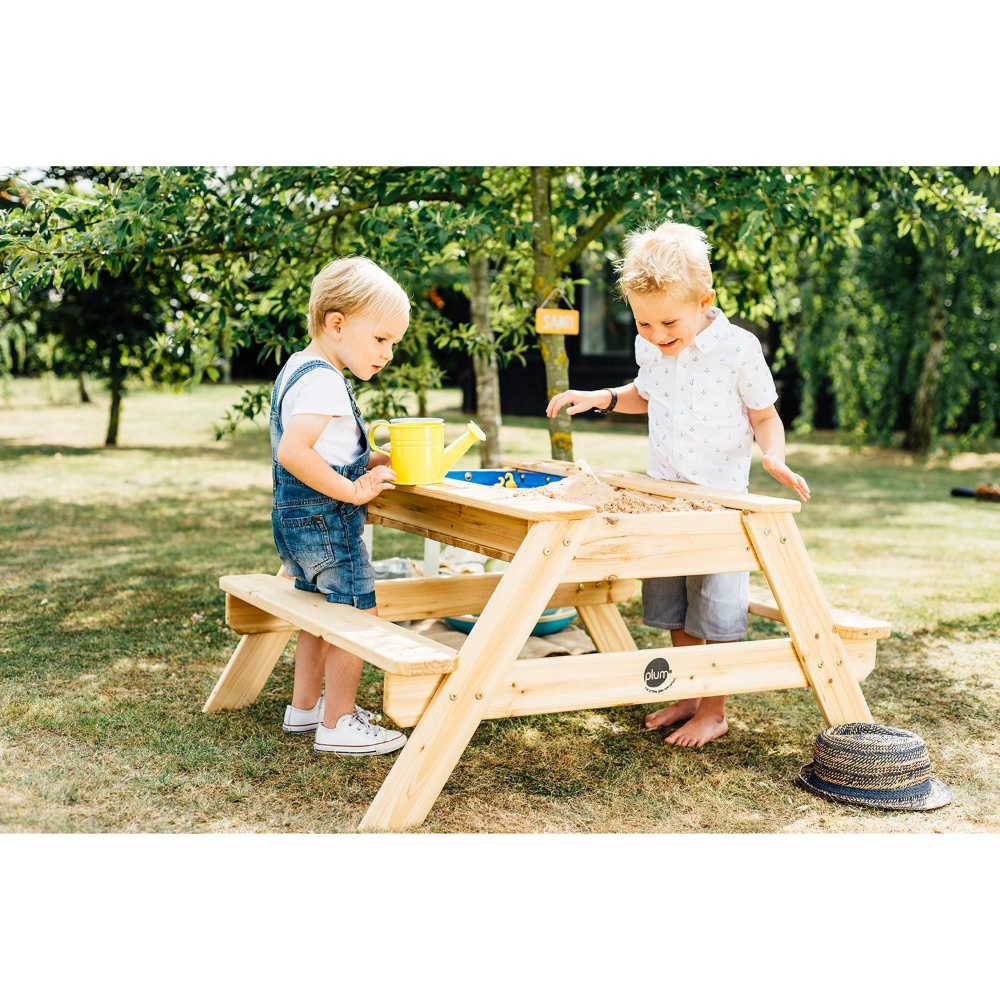 Plum Surfside Sand &amp; Water Wooden Picnic Table