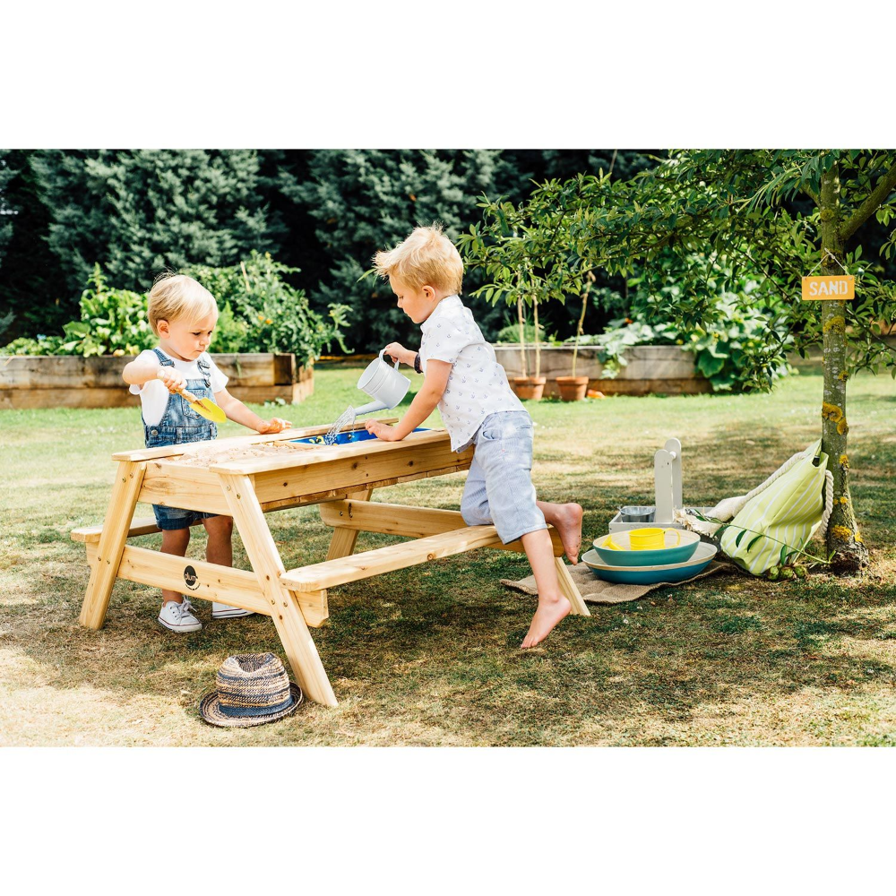 Plum Surfside Sand &amp; Water Wooden Picnic Table