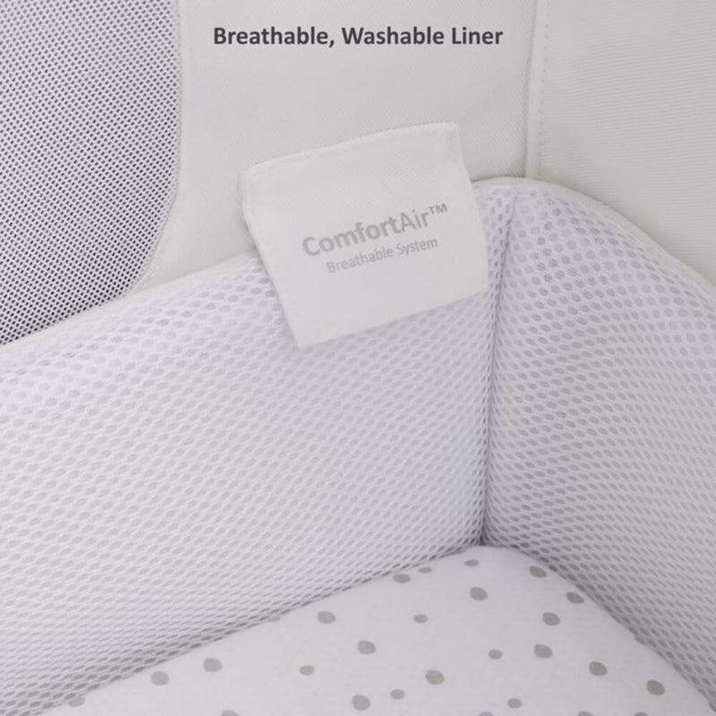 SnuzPod Bedside Multifunctional Crib - White