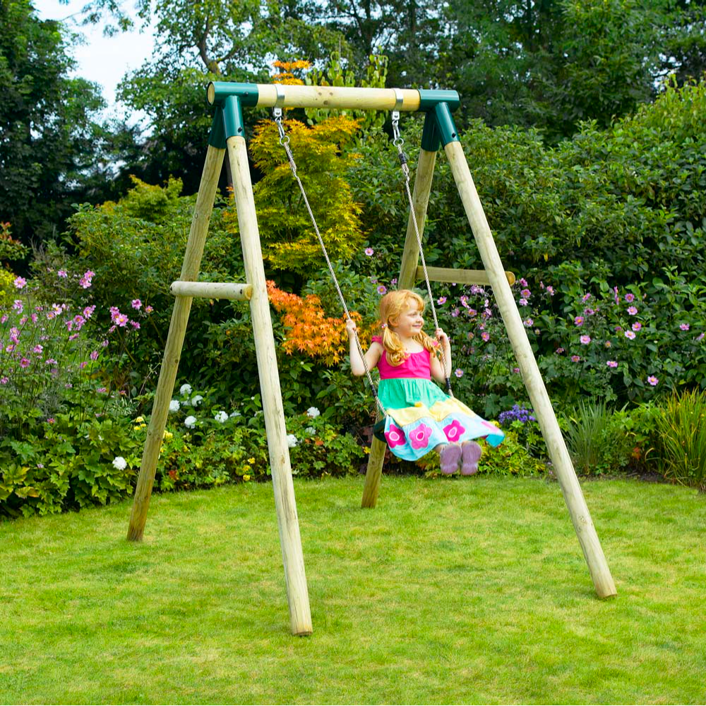 Plum® Bush Baby® Wooden Swing Set