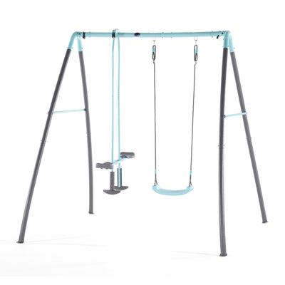 Plum® Premium Metal Single Swing and Glider with Mist