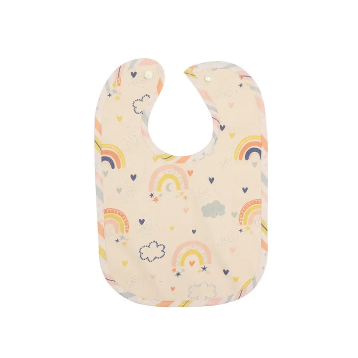 Abracadabra Cotton Jersey Toddler Bib Set (Pack of 2) - Rainbow - 6-36 Months