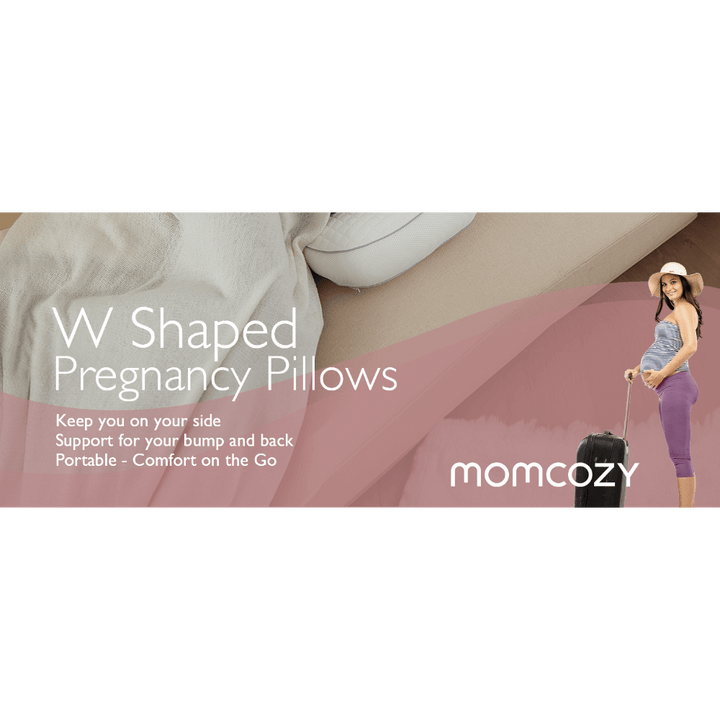 Momcozy Maternity Accessory Portable Maternity Pillow - Grey