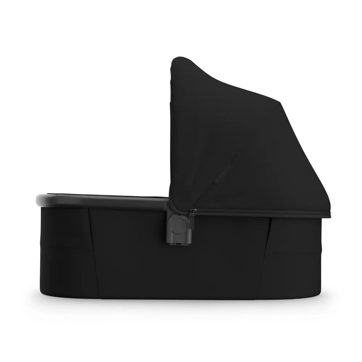 UPPAbaby Bassinet V3, Newborn Pram Attachment, Overnight Sleep Approved, Breathable Air Mesh Mattress, UPF 50+ Canopy, Compatible with Vista &amp; Cruz - Black