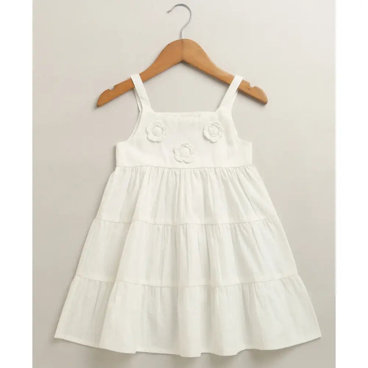 Sweetlime By As Snowdrop Sweetheart Organic Cotton Dress – White