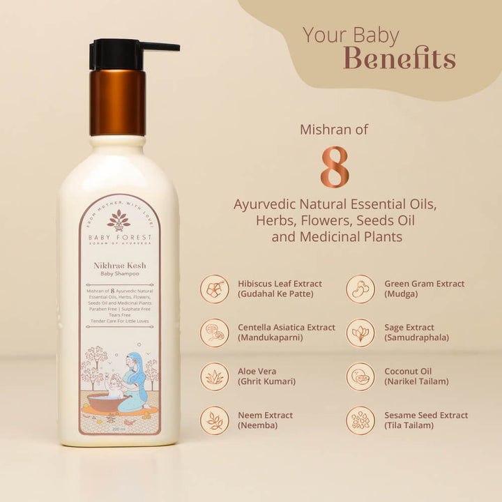 Baby Forest Nikhrae Kesh Baby Shampoo - 200ml