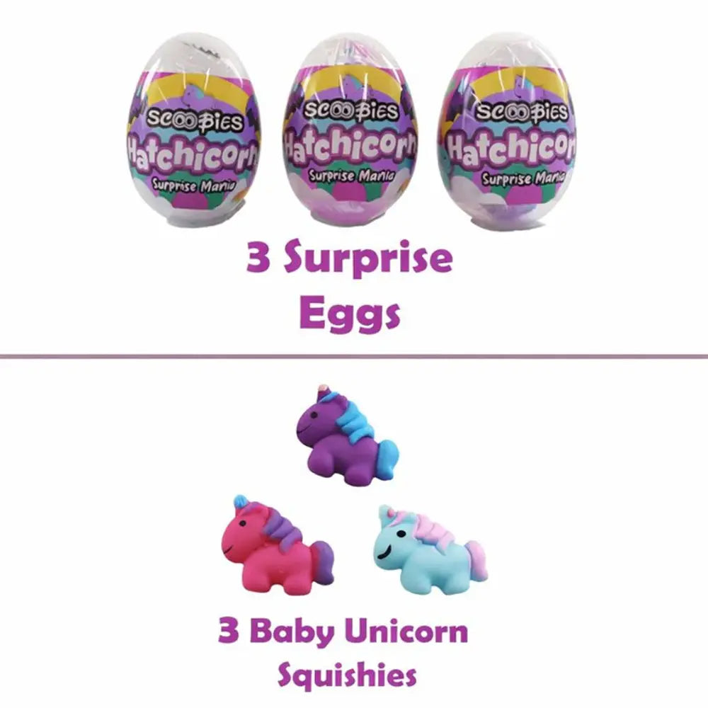 Scoobies Nora &amp; The Hatchicorns Unicorn Squishy Surprise Eggs
