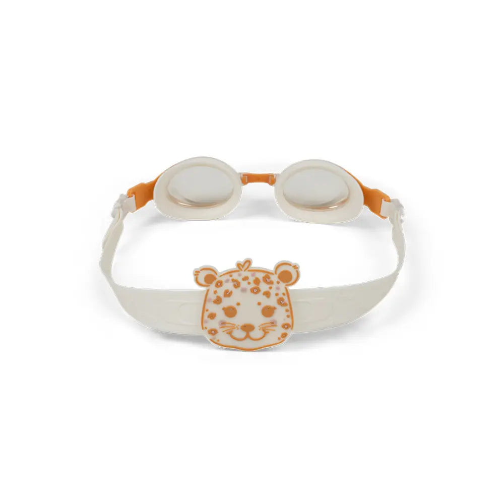 Swim Essentials Swimming Goggles, Kids Anti-Fog UV Protection Swim Goggles , Ages 5+, Beige - Leopard