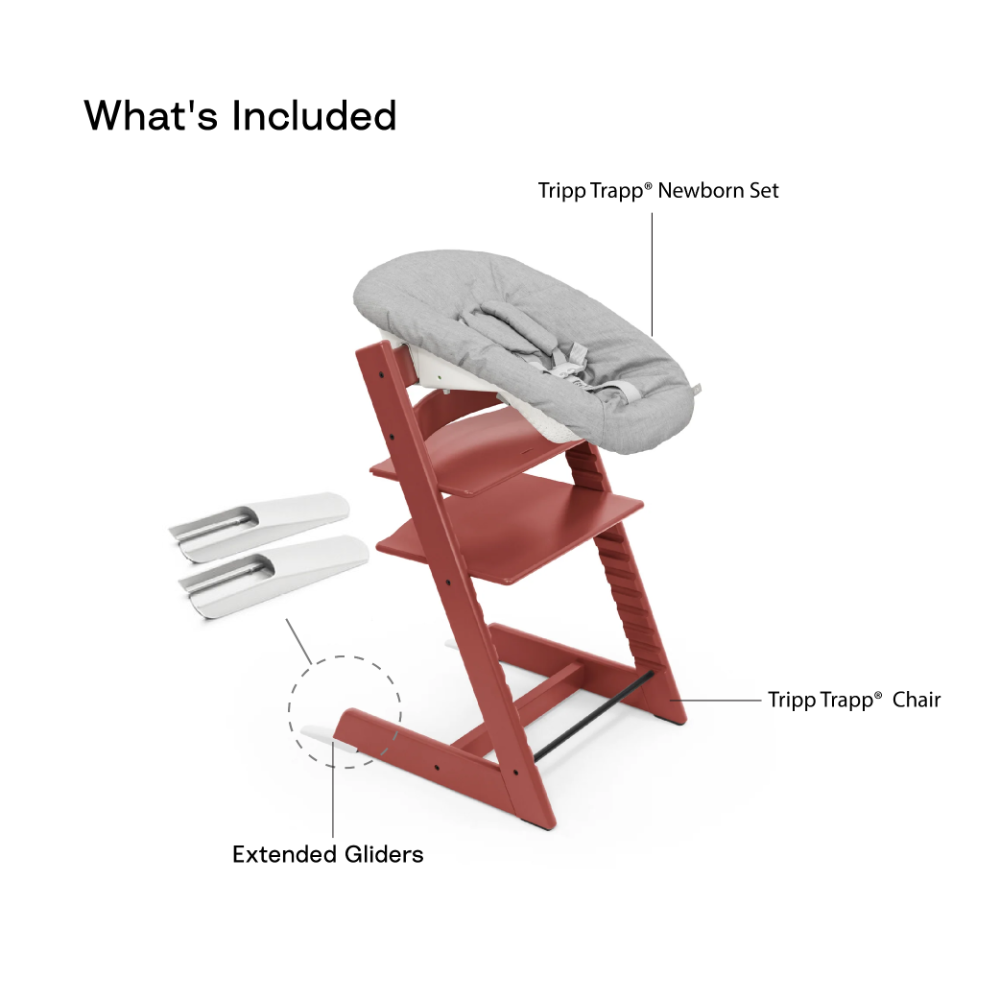 Stokke® Tripp Trapp Newborn Combo (Chair & Grey Newborn set)